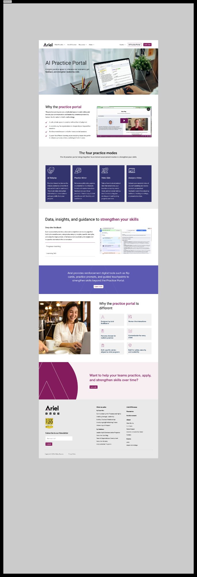 AI Practice Portal