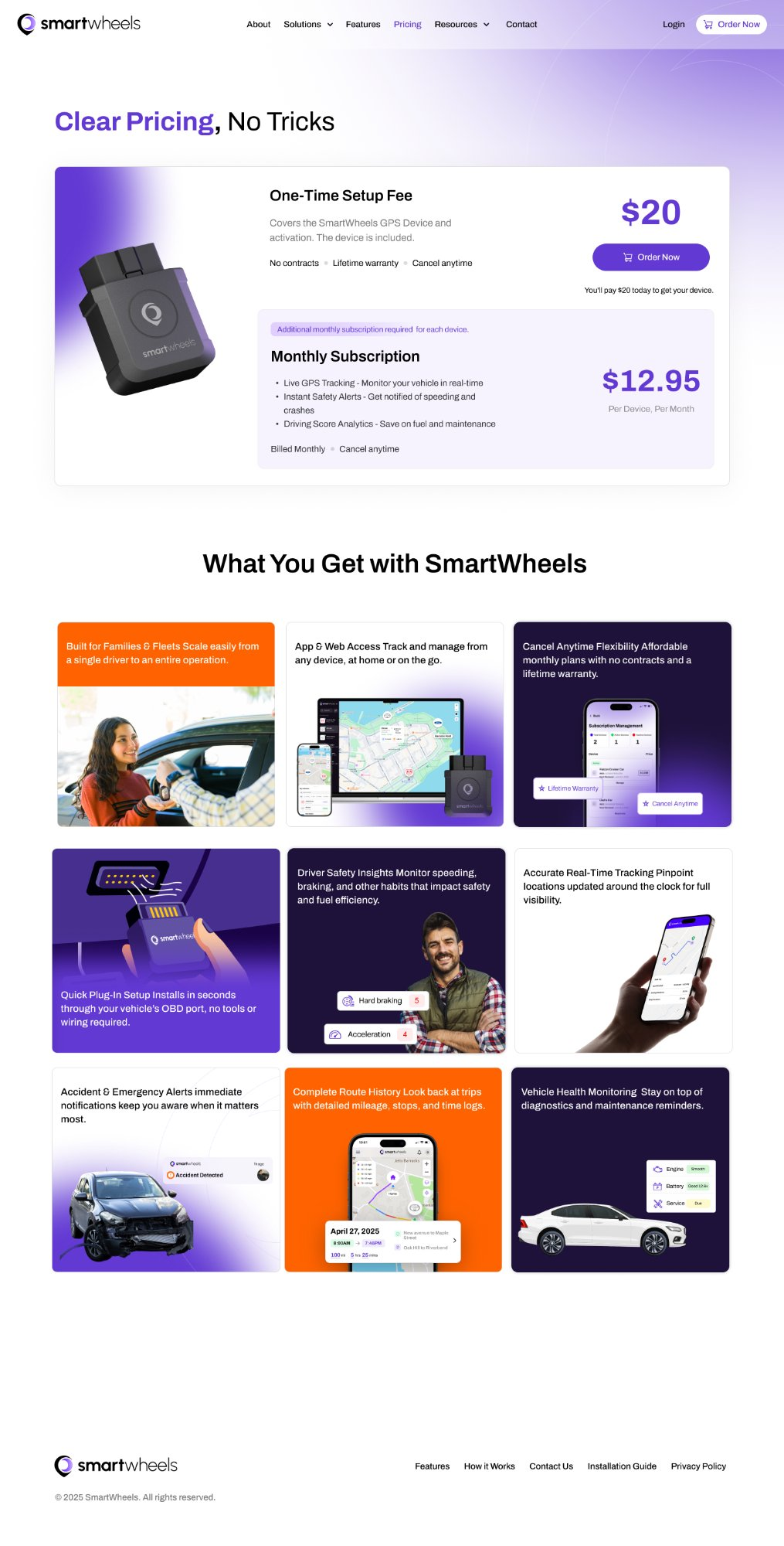 SmartWheels Pricing Page Walkthrough
