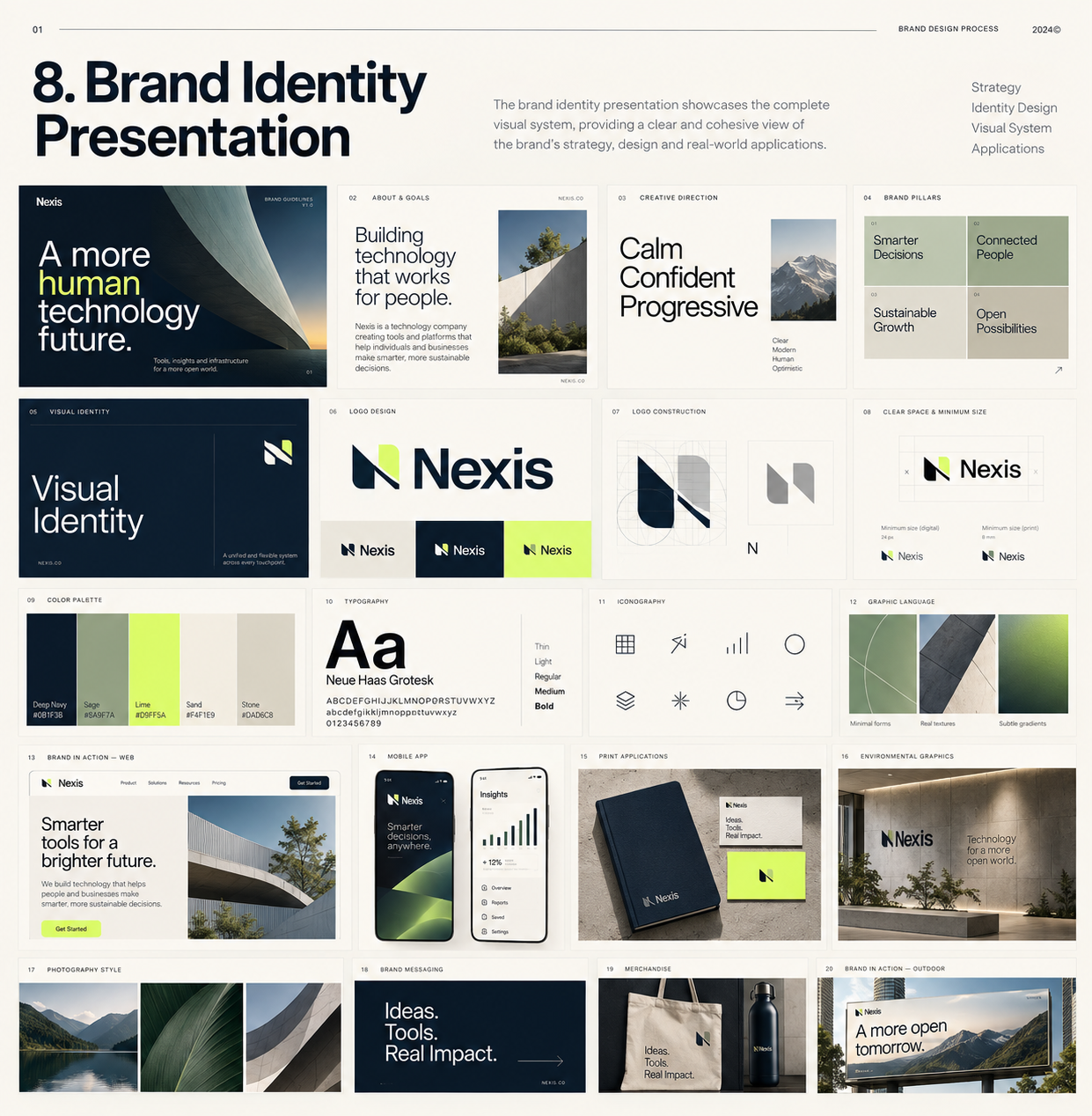Nexis Brand Identity Presentation