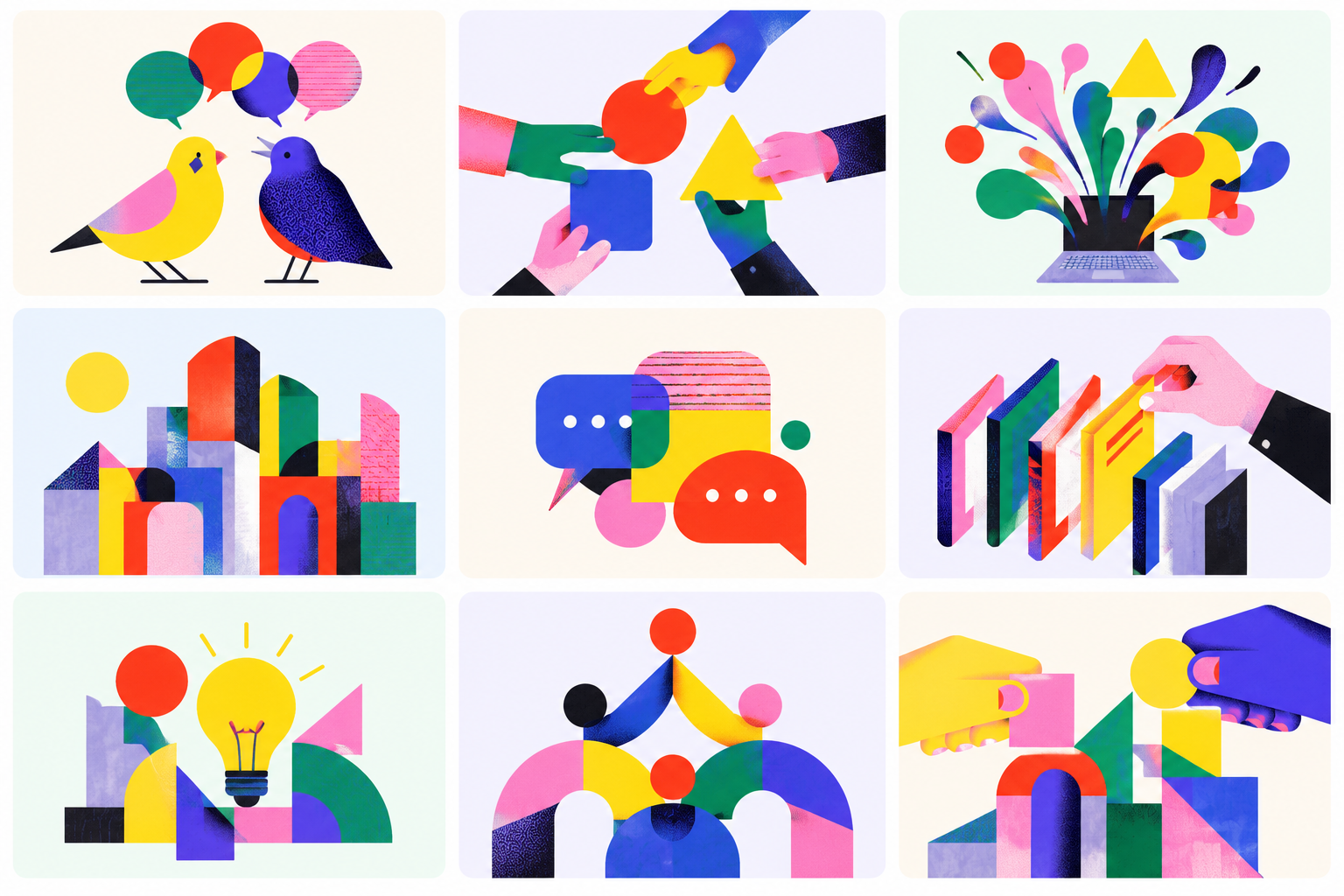 Geometric Abstract Editorial System