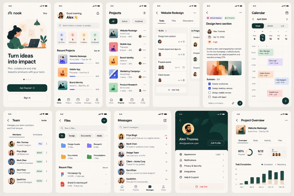 Nook Mobile Workspace & Task Flow Suite