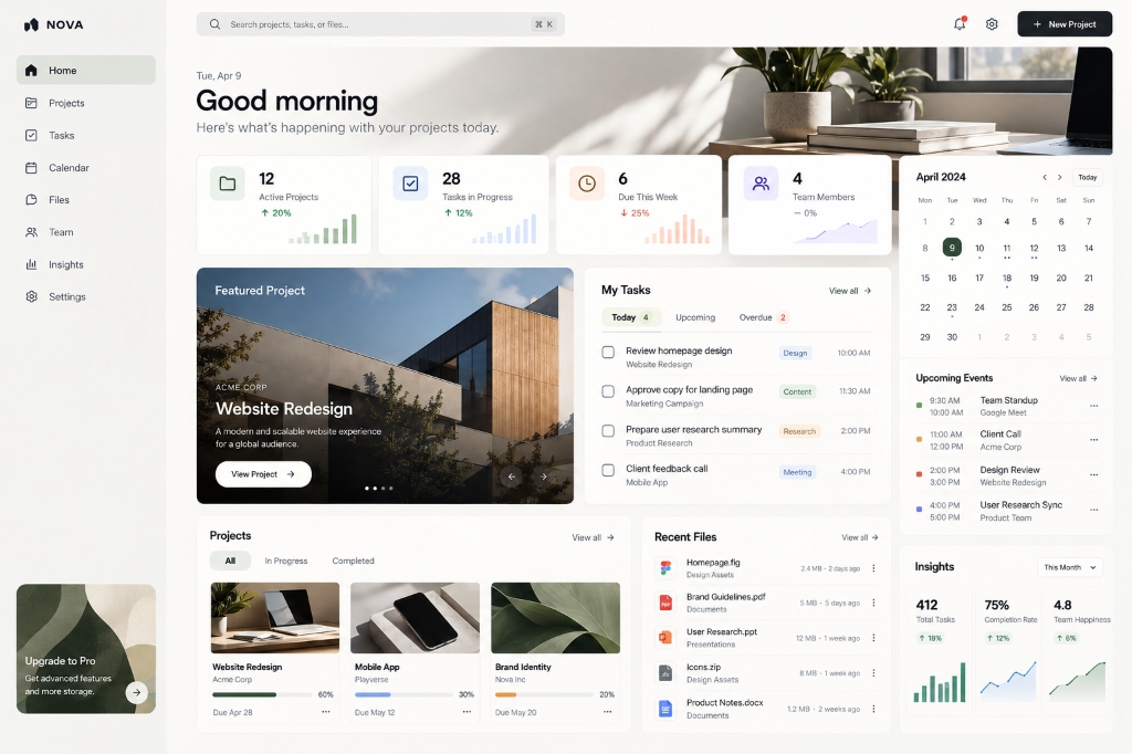 NOVA Executive Workspace Operating System
