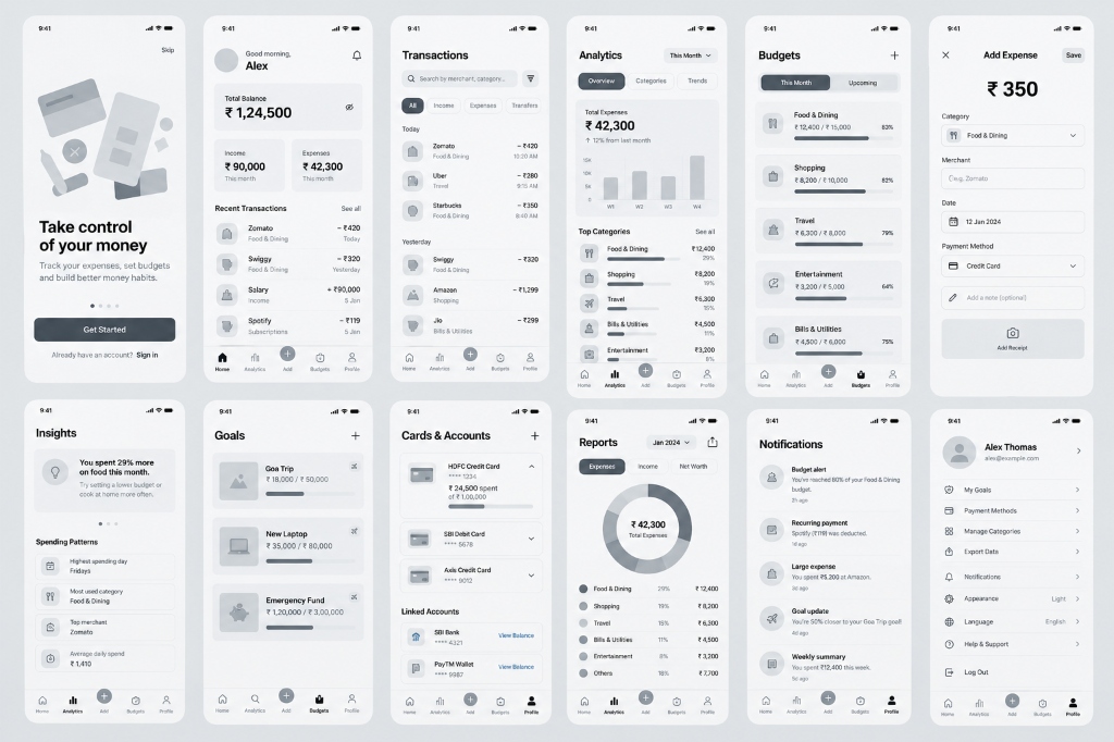 Fintech & Personal Finance Mobile Experience